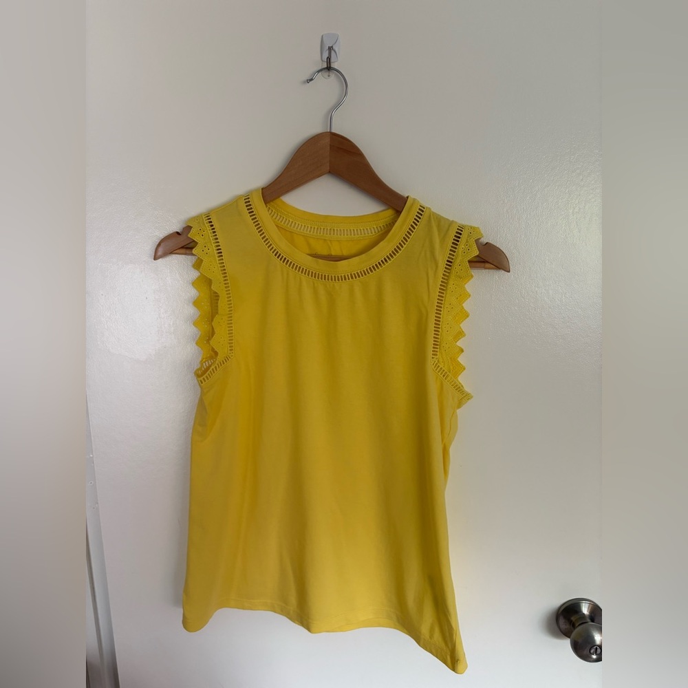 Lilly Pulitzer, Yellow Sleeveless top, Size Xs